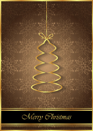 Merry Christmas background for your invitations, festive posters, greetings cards.のイラスト素材