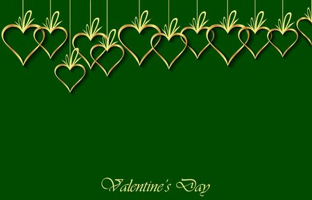 Happy Valentines day invitation on the dinner, background for flayer.のイラスト素材