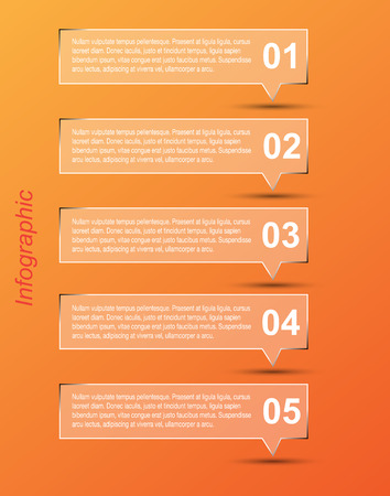 Modern Design Template, can be used for info-graphics, banners for web layout.のイラスト素材