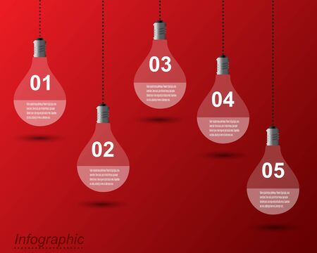 Info-graphic design template idea to display ranking and statistics.のイラスト素材