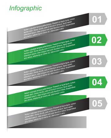 Info-graphic design template. Idea to display ranking and statistics.のイラスト素材