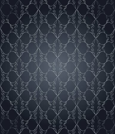 Seamlessly Wallpaper with dark color tones.のイラスト素材