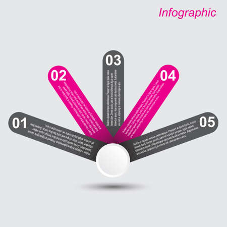 Info-graphic design template. Idea to display ranking and statistics.のイラスト素材