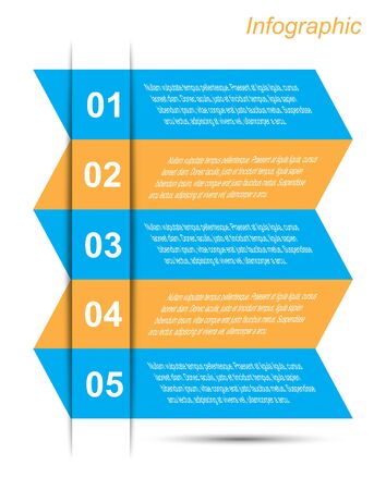 Infographic design template.のイラスト素材