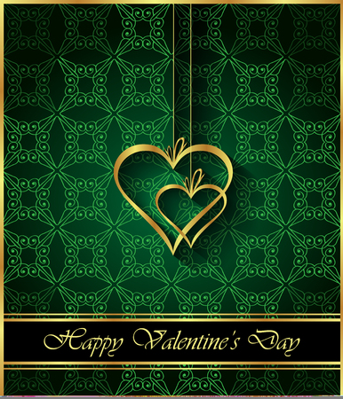 Happy Valentines day background for your invitations, festive posters, greetings cards.のイラスト素材