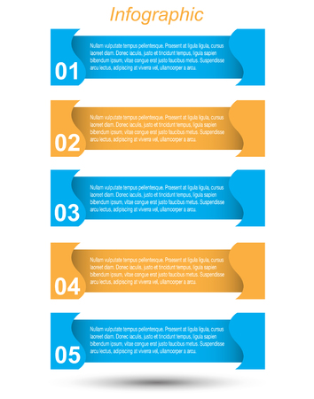 Modern Design Template, can be used for info-graphics, banners for web layout.のイラスト素材