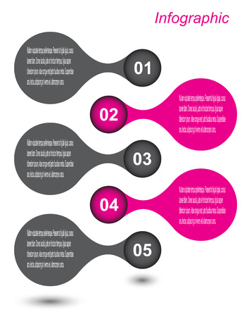 Info-graphic design template. Idea to display ranking and statistics.のイラスト素材