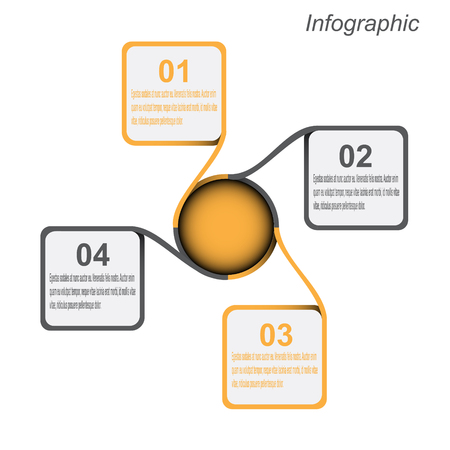 Info-graphic design template. Idea to display ranking and statistics.のイラスト素材