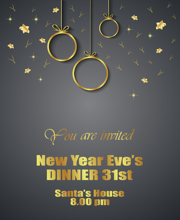 2019 Happy New Year background for your invitations, festive posters, greetings cards.のイラスト素材