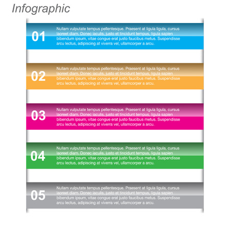 Modern Design Template, can be used for info-graphics, banners for web layout.のイラスト素材