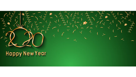 2020 Happy New Year background for your seasonal invitations, greetings cards or christmas.