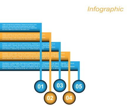 Info-graphic design template. Idea to display ranking and statistics.のイラスト素材