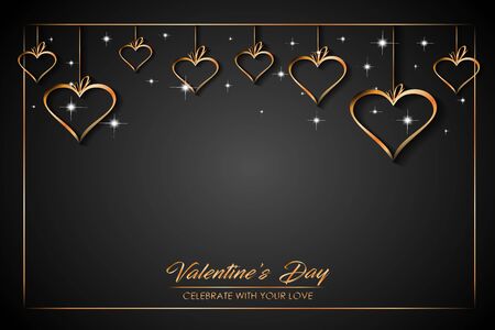 Happy Valentine's day for your seasonal invitations,  postcard, card.のイラスト素材