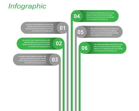 Info-graphic design template. Idea to display ranking and statistics.のイラスト素材