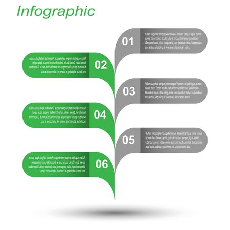 Info-graphic design template. Idea to display ranking and statistics.のイラスト素材