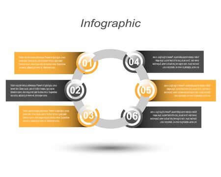 Info-graphic design template. Idea to display ranking and statistics.のイラスト素材
