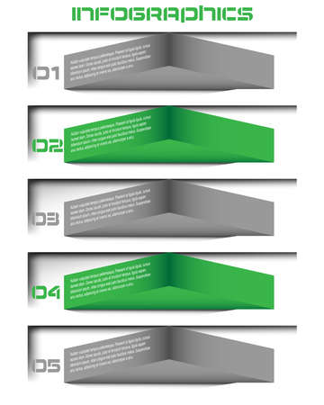 Infographic design template. Idea to display information, ranking and statistics.のイラスト素材