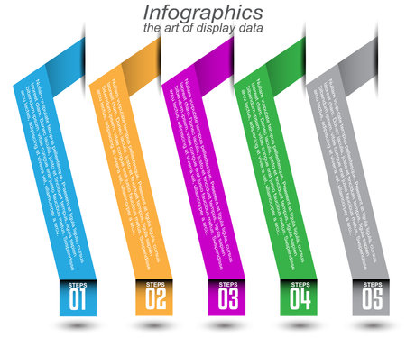 Infographic template for modern data visualization and ranking and statistics.のイラスト素材