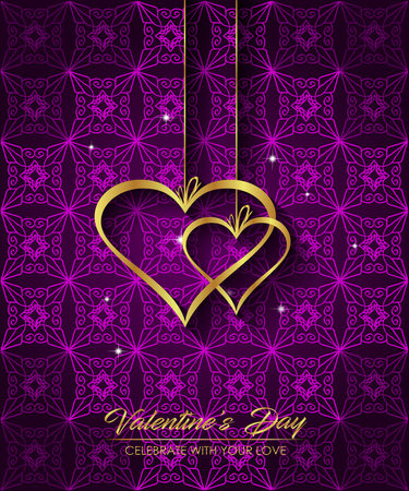 Happy valentines day for your seasonal invitations background.のイラスト素材