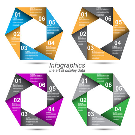 Collection infographic template for modern data visualization and ranking and statistics.の写真素材