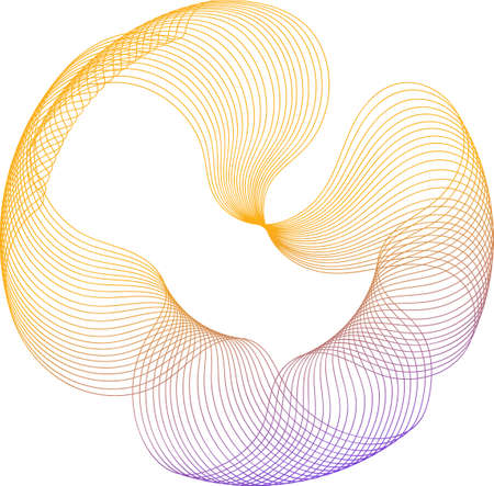 Vector Guilloche elements for certificate or diploma and currency designのイラスト素材