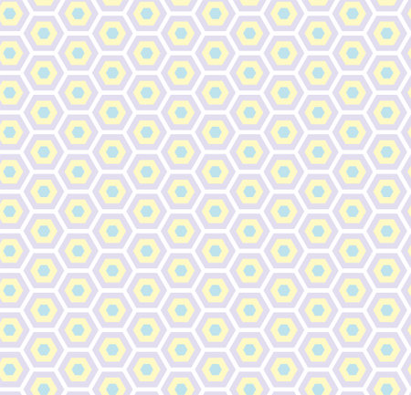 abstract bright colored geometric honeycomb pattern