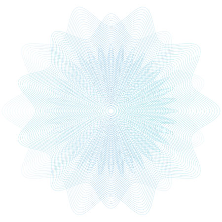 Vector Guilloche elements for certificate or diplomaのイラスト素材