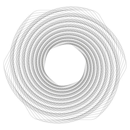 Vector Guilloche elements for certificate or diplomaのイラスト素材