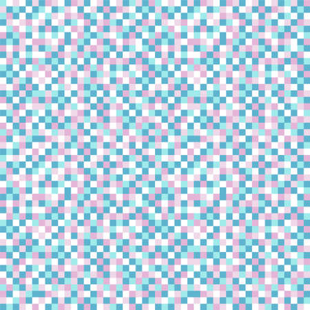 Vector illustration consisting of colorful squares tiles.のイラスト素材