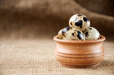 Quail eggs - useful and nutritious foodの写真素材