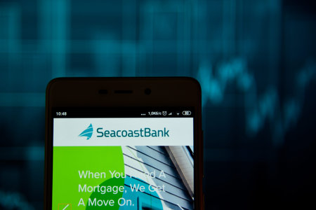 SeacoastBank of Florida logo seen on smartphone