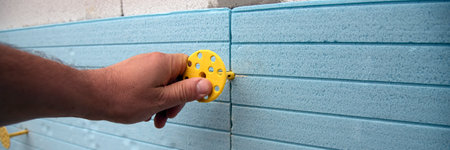Insulation extruded polystyrene panelsの写真素材