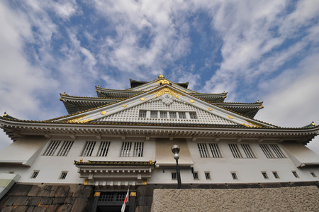 Osaka castleのeditorial素材