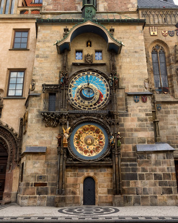 Prague astronomical clockのeditorial素材