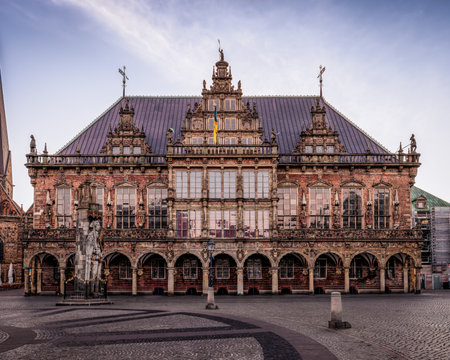 Bremen Town Hall in Bremen, Germanyのeditorial素材