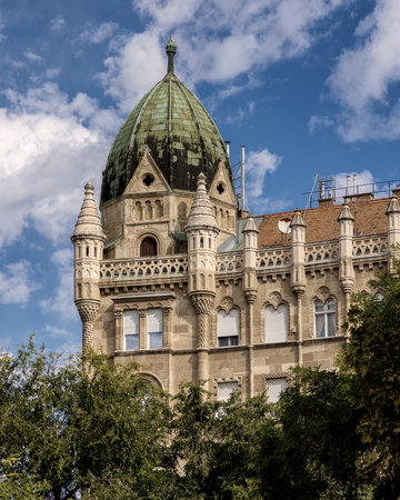 View of building located in Budapest, Hungaryの写真素材
