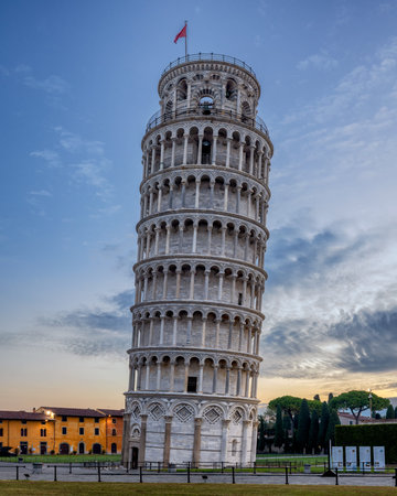 The Leaning Tower of Pisa in Tuscany, Italy