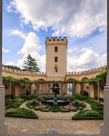 Gardens of Sanssouci palace in Potsdam, Germanyのeditorial素材