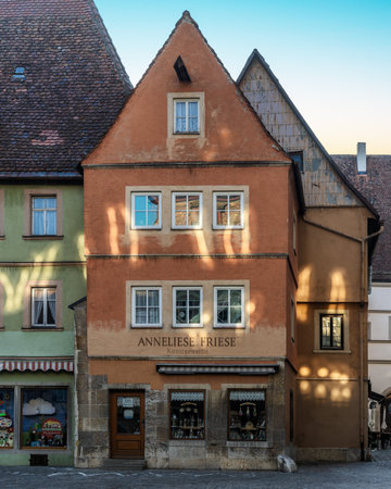 Facade of the old town.のeditorial素材