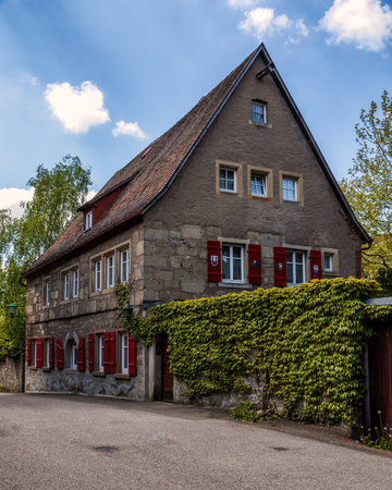 Old house in the old town of Rothenburg ob der Tauberのeditorial素材