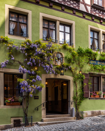 Colorful facade of a house in the old town of Bern, Switzerlandのeditorial素材