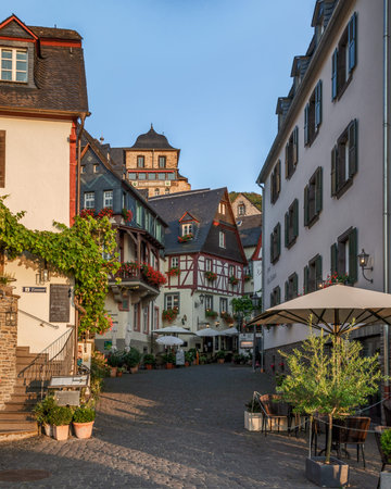 Old houses in the old town of Beilstein, Germany
