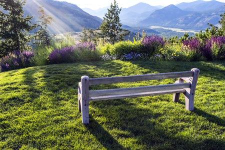 Sunshine Mountainの写真素材