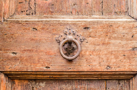 beautiful historic building knocker important for history, art and architecture