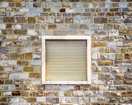 beautiful window of historic building important for history, art and architecture
