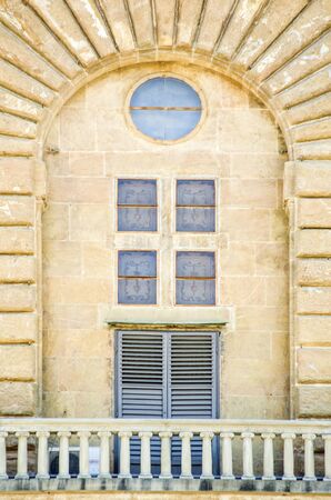 beautiful window of historic building important for history, art and architectureの写真素材