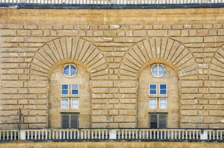 beautiful window of historic building important for history, art and architectureの写真素材