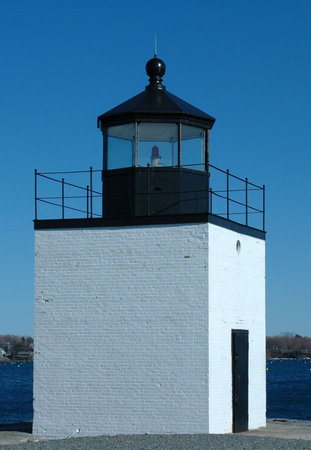 Derby Wharf Lighthouse, Salem, MAの写真素材