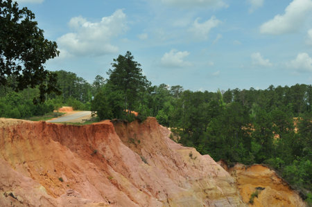 Red Bluffs in Columbia, Mississippi, called 