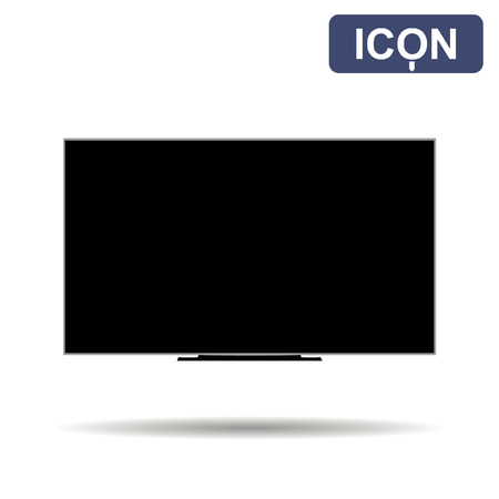 Tv panel icon vectorのイラスト素材